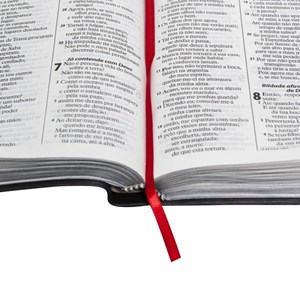 Bíblia Sagrada | Letra Gigante | ARA | Capa Couro Preta Luxo