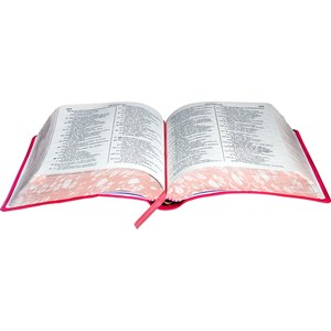 Bíblia Sagrada | Letra Gigante | ARA | Capa Pink Luxo | Floral