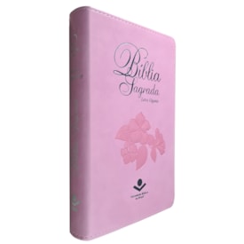 Bíblia Sagrada | Letra Gigante | ARA | Capa Rosa Nobre Luxo