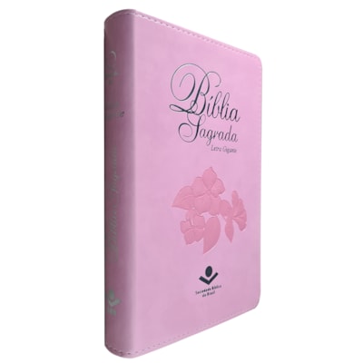 Bíblia Sagrada | Letra Gigante | ARA | Capa Rosa Nobre Luxo