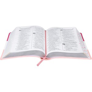 Bíblia Sagrada | Letra Gigante | ARA | Capa Triotone Pink Luxo