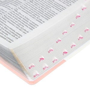 Bíblia Sagrada | Letra Gigante | ARA | Capa Triotone Pink Luxo