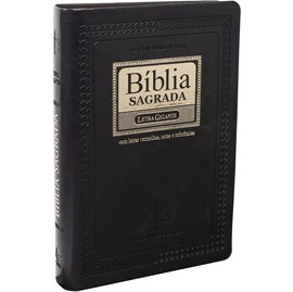 Bíblia Sagrada | Letra Gigante | ARC | Capa Preta Nobre Luxo | c/ Índice