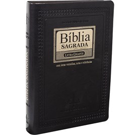 Bíblia Sagrada | Letra Gigante | ARC | Capa Preta Nobre Luxo | c/ Índice