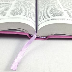 Bíblia Sagrada | Letra Gigante | NAA | Capa Luxo Primavera Violeta