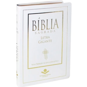Bíblia Sagrada | Letra Gigante | NTLH | Capa Branca Luxo | Com Índice