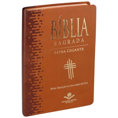 Bíblia Sagrada | Letra Gigante | NTLH | Capa Marrom Claro | Com Índice