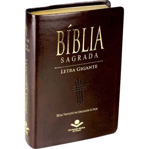 Bíblia Sagrada | Letra Gigante | NTLH | Capa Marrom Nobre | c/ Índice