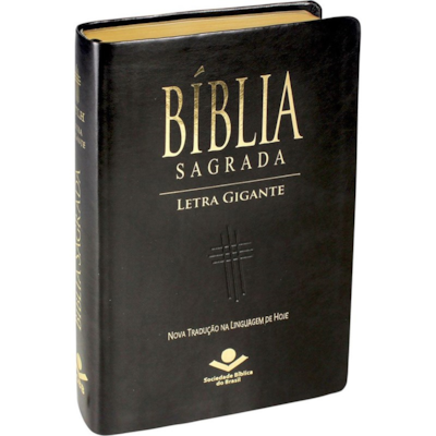 Segunda imagem do produto Bíblia Sagrada | Letra Gigante | NTLH | Capa Preta Nobre