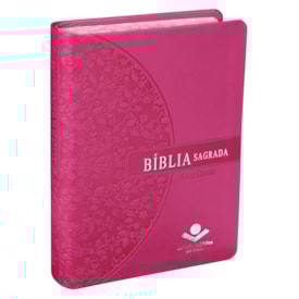 Bíblia Sagrada | Letra Grande | ARA | Capa Pink Florida