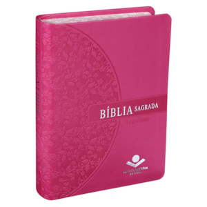 Segunda imagem do produto Bíblia Sagrada | Letra Grande | ARA | Capa Pink Florida
