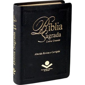 Bíblia Sagrada Letra Grande | ARC | Capa Preta