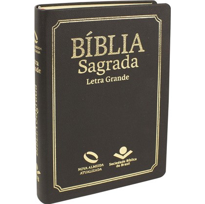 Bíblia Sagrada | Letra Grande | NAA | Capa Preta | c/ Índice
