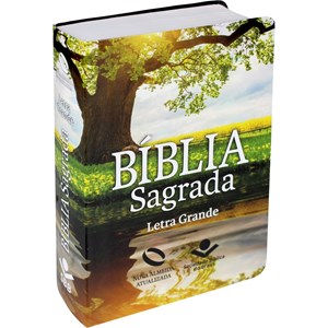 Bíblia Sagrada | Letra Grande | NAA | Capa Reflexo Semiflexível | c/ Índice