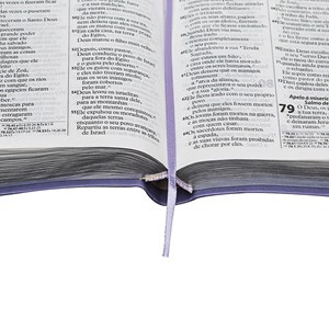Bíblia Sagrada | Letra Grande | NTLH | Capa Violeta Luxo