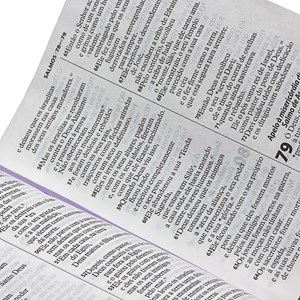 Bíblia Sagrada | Letra Grande | NTLH | Capa Violeta Luxo