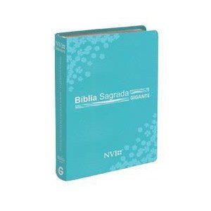 Bíblia Sagrada | Letra Grande | NVI | Luxo Azul Turquesa