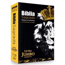 Bíblia Sagrada Letra Jumbo | ARC | Capa Dura Leão Rei