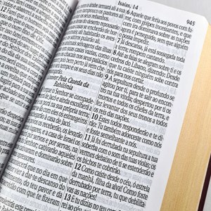Bíblia Sagrada Letra Jumbo | ARC |  Harpa Avivada | Capa Covertex Bordo