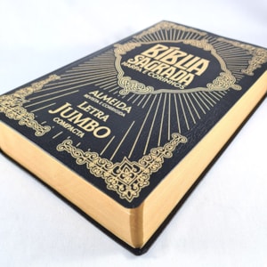 Segunda imagem do produto Bíblia Sagrada Letra Jumbo | ARC | Harpa Avivada | Capa Covertex Preta