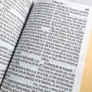 Bíblia Sagrada Letra Jumbo | ARC |  Harpa Avivada | Capa Covertex Preta