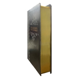 Segunda imagem do produto Bíblia Sagrada Letra Jumbo | ARC | Harpa Avivada e Corinhos | Capa Luxo Arabesco Preta