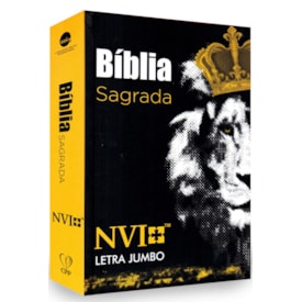 Bíblia Sagrada Letra Jumbo | NVI | Capa Dura Leão Rei