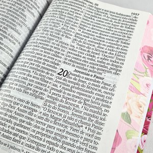 Bíblia Sagrada Letra Jumbo | NVI | Capa Dura Rosa Geométrica