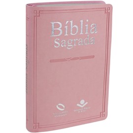Bíblia Sagrada | Letra Normal | NAA | Capa Rosa Claro