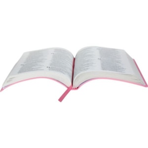Segunda imagem do produto Bíblia Sagrada | Letra Normal | NAA | Capa Rosa Claro Popular