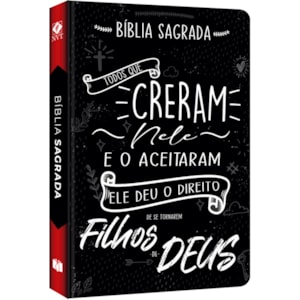 Bíblia Sagrada Lettering | NVT | Letra Normal |Flexível Soft Touch