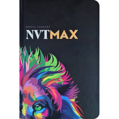 Bíblia Sagrada Lion Color | NVT Max | Letra Grande | Capa Dura