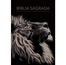 Bíblia Sagrada Lion Head | NVT Letra Grande | Capa Soft Touch Leão