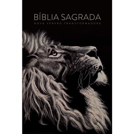 Bíblia Sagrada Lion Head | NVT Letra Grande | Capa Soft Touch Leão