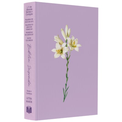 Bíblia Sagrada Lírios | ARC | Letra Maior | Harpa e Corinhos | Capa Dura