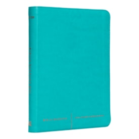 Bíblia Sagrada Luxo Slim | NVI | Letra Normal | Courosoft Verde Água