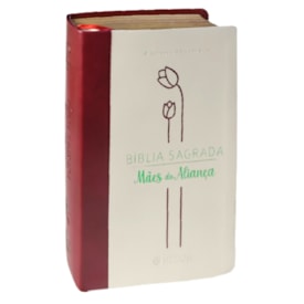 Bíblia Sagrada Mães da Aliança | ARA | Letra Normal | Capa Luxo Vinho Marfim