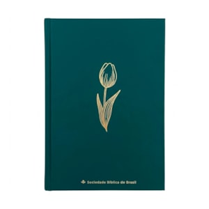 Bíblia Sagrada Mare | NAA | Tulipas | Capa Dura Verde