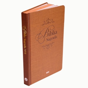 Segunda imagem do produto Bíblia Sagrada Marrom | NVI | Capa Dura