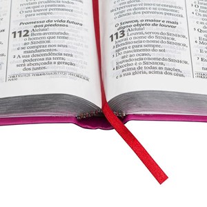 Bíblia Sagrada Média | ARA | Letra Grande | Capa Vinho Luxo