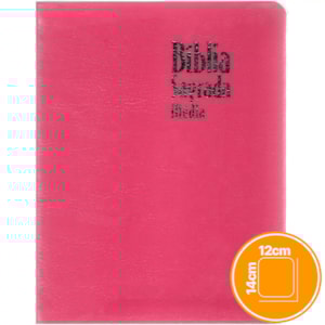 Bíblia Sagrada Média | ARC | Capa Luxo Pink
