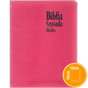 Bíblia Sagrada Média | ARC | Capa Luxo Pink