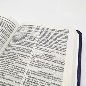 Bíblia Sagrada Média | ARC | Capa Luxo Vinho