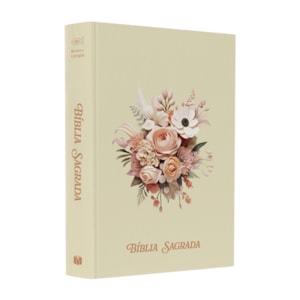 Bíblia Sagrada Média Buquê de Flores | ARC | Capa Brochura