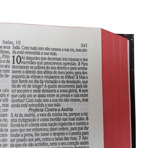 Bíblia Sagrada Média com Zíper | Letra Normal ARC | Harpa Avivada e Corinhos | PU Lilás