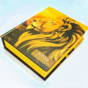 Segunda imagem do produto Bíblia Sagrada Média Leão Paisagem | ARC | Letra Normal | Capa Dura