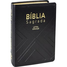 Bíblia Sagrada Média | NAA | Letra Grande | Capa Luxo Preta
