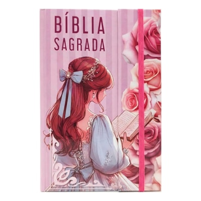 Bíblia Sagrada Menina de Deus | ARC | Harpa Pentecostal | Letra Gigante | Capa Dura Panorâmica