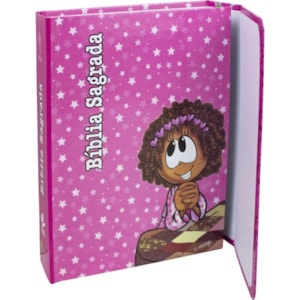 Segunda imagem do produto Bíblia Sagrada Mig Meg | NTLH | Capa Dura Imã Feminina