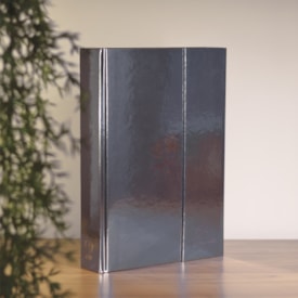 Segunda imagem do produto Bíblia Sagrada Minimalista Azul | ARC | Letra Gigante | Harpa e Corinhos | Capa Dura Carteira